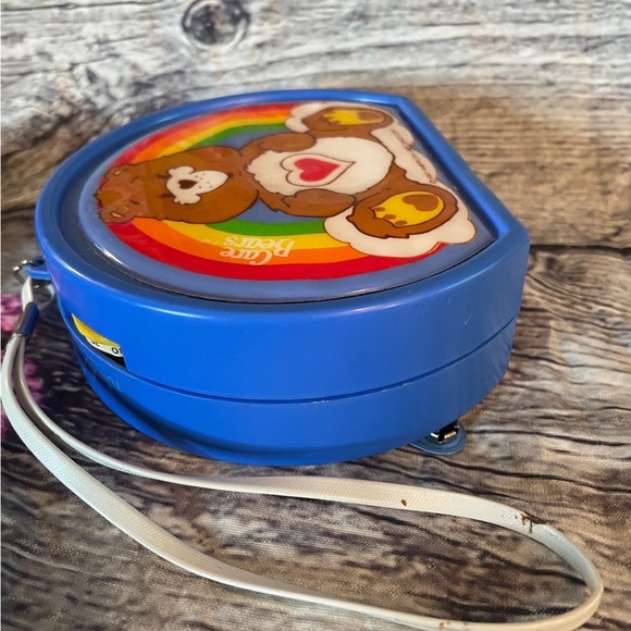 Vintage 1983 Care Bears Playtime Products, Inc. Blue AM RADIO TENDERHEART Bear - Picture 8 of 13